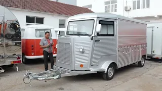 oriental shimao grey food trailer