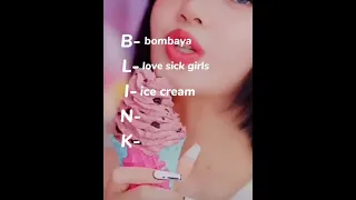 blackpink songs starts with letter blink
