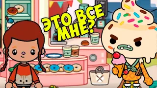 ТОКА БОКА кафе Съела все ВКУСНЯШКИ и мороженое в игре  Toca Life World #2