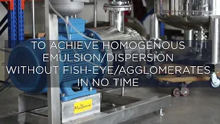 Multimix Inline High Shear Mixer | Homogenizer Machine used in Oil & Gas Industry)