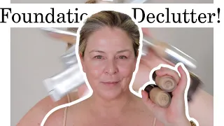 Foundation Declutter!  Watch me agonize over 5-year-old Foundations!