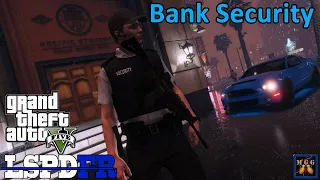Armed Bank Security Patrol During A Thunder Storm | GTA 5 LSPDFR Episode 488