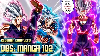 Dragon Ball Super Manga 102 RESUMEN COMPLETO | ¡Goku Ultra Instinto vs Gohan Bestia!