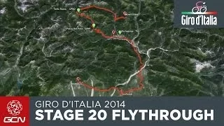 Giro d'Italia 2014 Stage 20 Fly Through