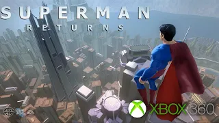 THE LAST SUPERMAN GAME | Superman Returns Walkthrough Gameplay Part 1 | Xbox 360 (PROLOGUE)
