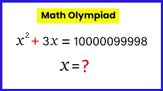 Math Olympiad Problem | 95% Failed to solve | You should know this Trick !