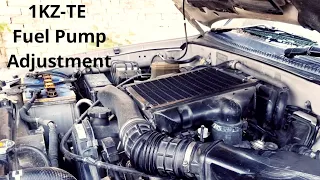 1KZ-TE  Fuel Pump Adjustment