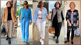 cute winter outfits for women Over 50 | winter styles for women | cute casual winter outfits 2023