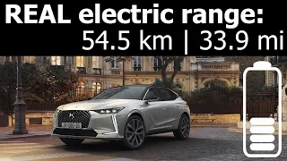 DS 4 E-Tense 225 electric range: city, highway, real-life test mpkWh kWh/100 km PHEV Wh/mi Hybrid