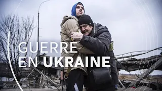 Invasion russe de l’Ukraine : lendemain de bombardement à Kiev