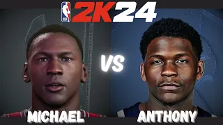Can young MJ stop a killing spree? Michael Jordan vs Anthony Edwards