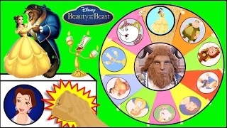 BEAUTY AND THE BEAST Toys Spinning Wheel Game | Surprise Toys, Dolls from  Movie