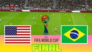 USA vs BRAZIL - Final FIFA World Cup | Full Match All Goals | Football Match