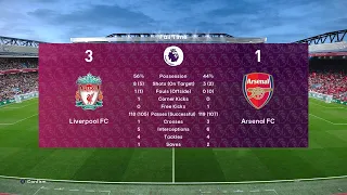 Liverpool 3-1 Arsenal Premier League 2023/24