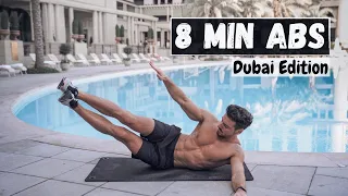 8 MIN ABS | Dubai Edition | Rowan Row