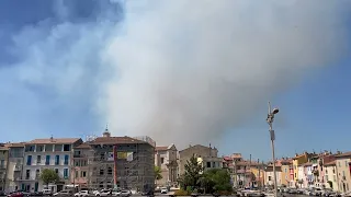 Un incendie virulent du côté de Martigues