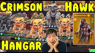 New Crimson HAWK Full Hangar Legendary Mk2 War Robots Live Gameplay WR