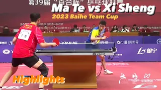 Defense vs Attack: Ma Te 马特 vs Xi Sheng 习胜 | 2023 Baihe Team Cup (MT-Final) Highlights