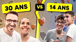 2 JEUNES NOUS DÉFIENT EN ESCALADE (avec @mathildebecerra )