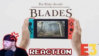 Elder Scrolls Blades Switch Trailer - Krimson KB Reacts