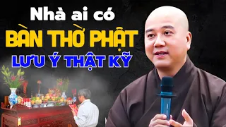 Nhà Ai Có THỜ PHẬT Và ÔNG BÀ Lưu Ý Kỹ Việc Này..  (Cực Hay) | Thầy Pháp Hoà