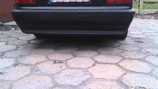 BMW 730dA E-38 straight pipe exhaust sound