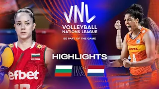 🇧🇬 BUL vs. 🇳🇱 NED - Highlights Week 2 | Women's VNL 2023