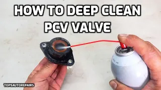 HOW TO DEEP CLEAN A STICKY PCV VALVE AND HOW TO TELL IT A BAD OR DUE FOR MAINTENANCE