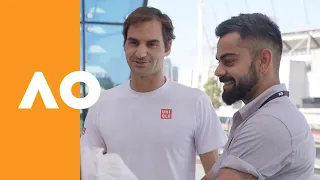 Roger Federer meets Virat Kohli | Australian Open 2019