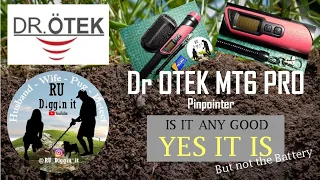 MT6 Pro is it any good, YES it Is - Dr Otek - MT6 Pro - Pinpointer - Real Metal Detecting - History