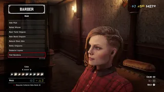 Red Dead Redemption 2 online all hair cuts for females!