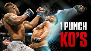 10 of the CRAZIEST One-Punch Knockouts in MMA