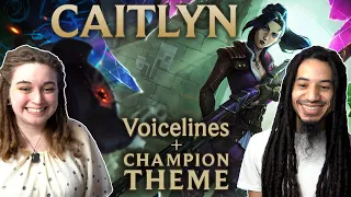 Arcane fans react to Caitlyn Voicelines & Theme | League Of Legends