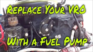 How to Remove and Replace a Johnson or Evinrude VRO oil Pump with a Direct Fuel Pump