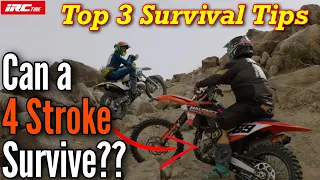 Can a 4 Stroke Survive Hard Enduro? Top 3 Survival Tips!!