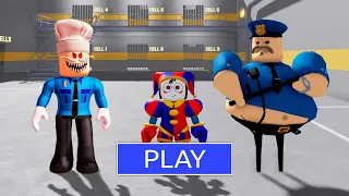 Escaping from a BARRY'S PRISON RUN! And BECAME a BARRY COP #Roblox