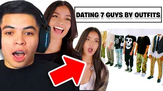 Glxsky Reacts To Twins Blind Dating 7 Guys Based on Their Outfits..