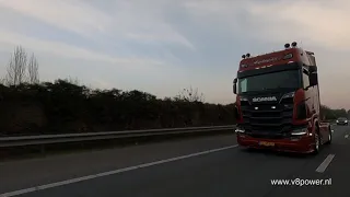 V8power.nl Scania 770S V8 Aydogan with open exhaust FKM