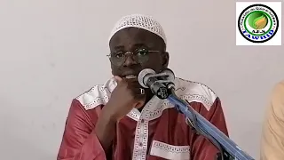 Harouna Gakou lors du conférence de groupe tawhiid