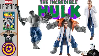 Avengers 60th Anniversary Marvel Legends Gray Hulk and Dr. Bruce Banner Review