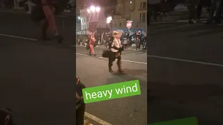 Windiest Hastings bonfire ever: 2022  #hastingsbonfire #hastings #night  #windy