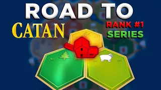 TOP 40 Catan Gameplay - Catan Pro Climbs the Ladder