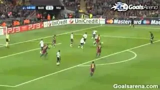 David Villa Goal vs Manchester United