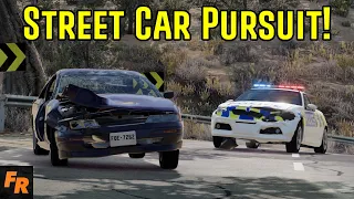 Street Car Pursuit! - BeamNG Drive