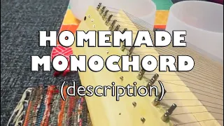 HOMEMADE 28 STRING MONOCHORD - I MADE A MONOCHORD! | Sound Healing | Sound Meditation | Sound Bath