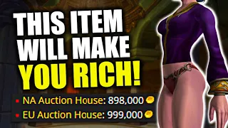 10.2: The 1,000,000 SOLO GOLDFARM! WoW Dragonflight Goldfarming | Pattern: Rich Purple Silk Shirt