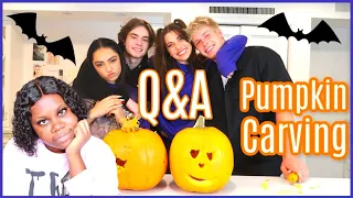 TRIPLE A x BLAKE Q&A / Pumpkin Carving | Amelie Zilber