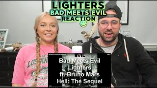 Bad Meets Evil (Eminem) ft. Bruno Mars - Lighters | REACTION / BREAKDOWN ! (Real & Unedited)