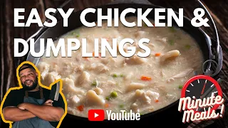 How to make EASY Chicken and Dumplings ⏰ One Minute Recipe