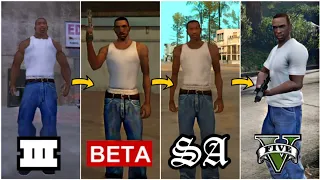 Evolution of CARL JOHNSON(CJ) in GTA Games | CJ Visits Every GTA Game | 2001-2021